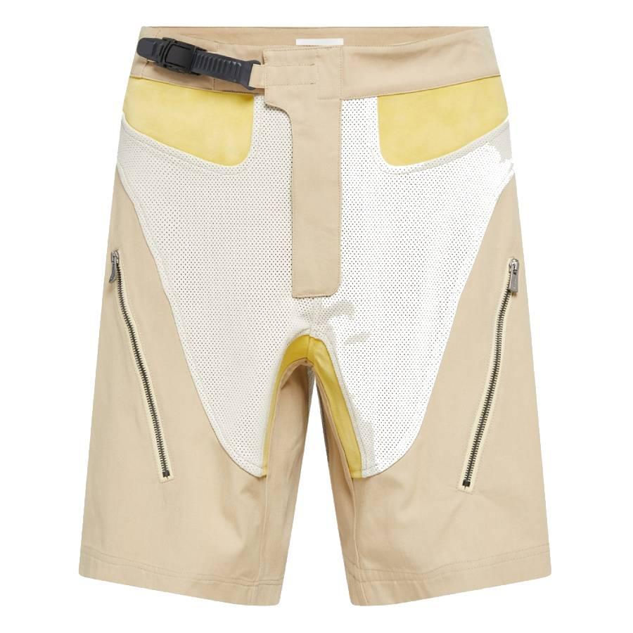 Bally Patched Panelled Buckle Cotton Shorts by BALLY