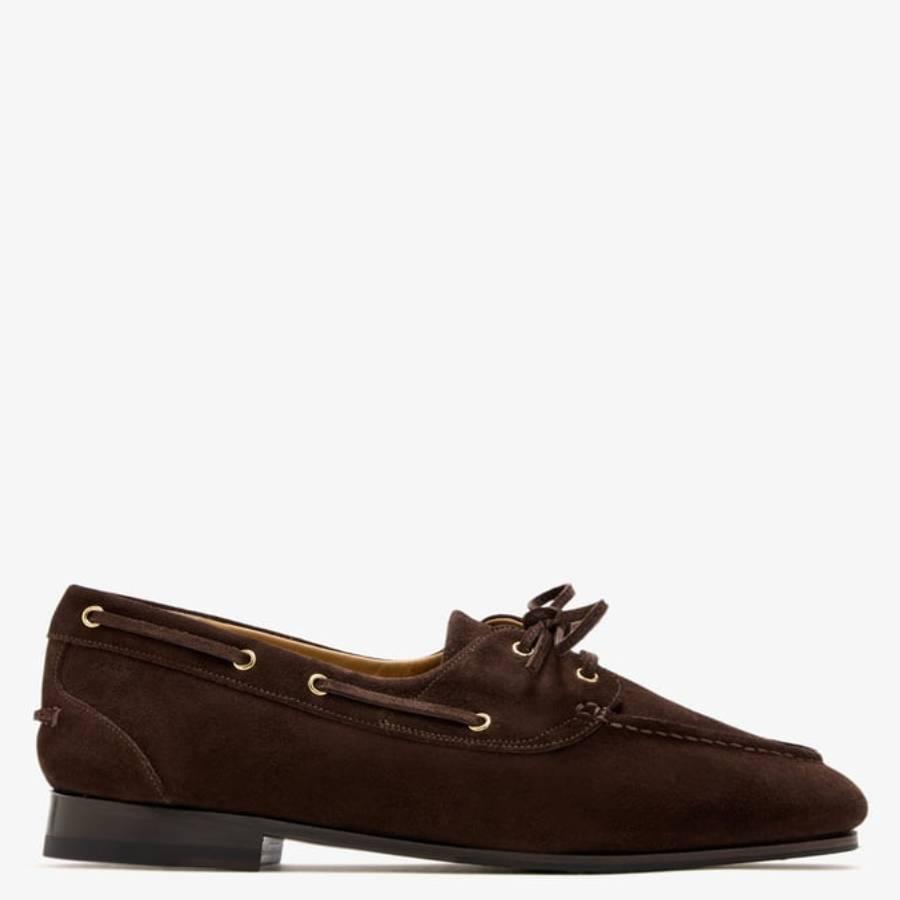 Bally Pathy Suede Plume Moccasin by BALLY
