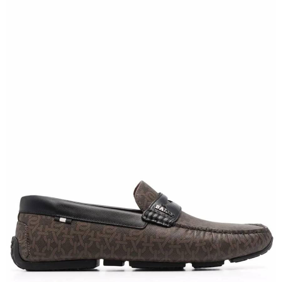 Bally Pavel B Chain Penny Loafers by BALLY