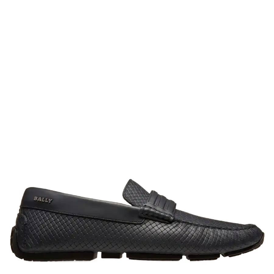 Bally Pilton Weave-Embossed Leather Drivers by BALLY