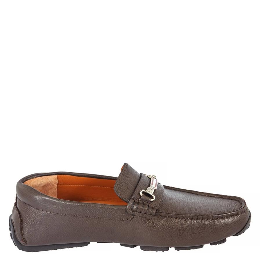 Bally Pitaval Brown Leather Loafers by BALLY