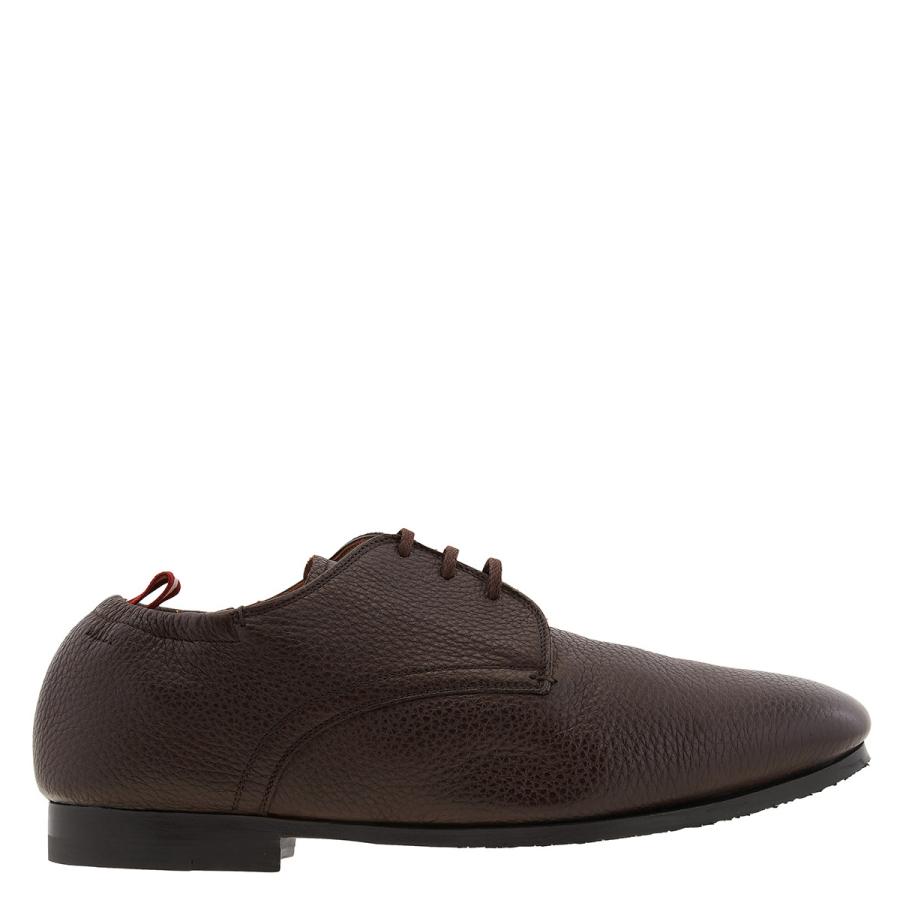 Bally Plume Pebbled Leather Derby Shoes by BALLY