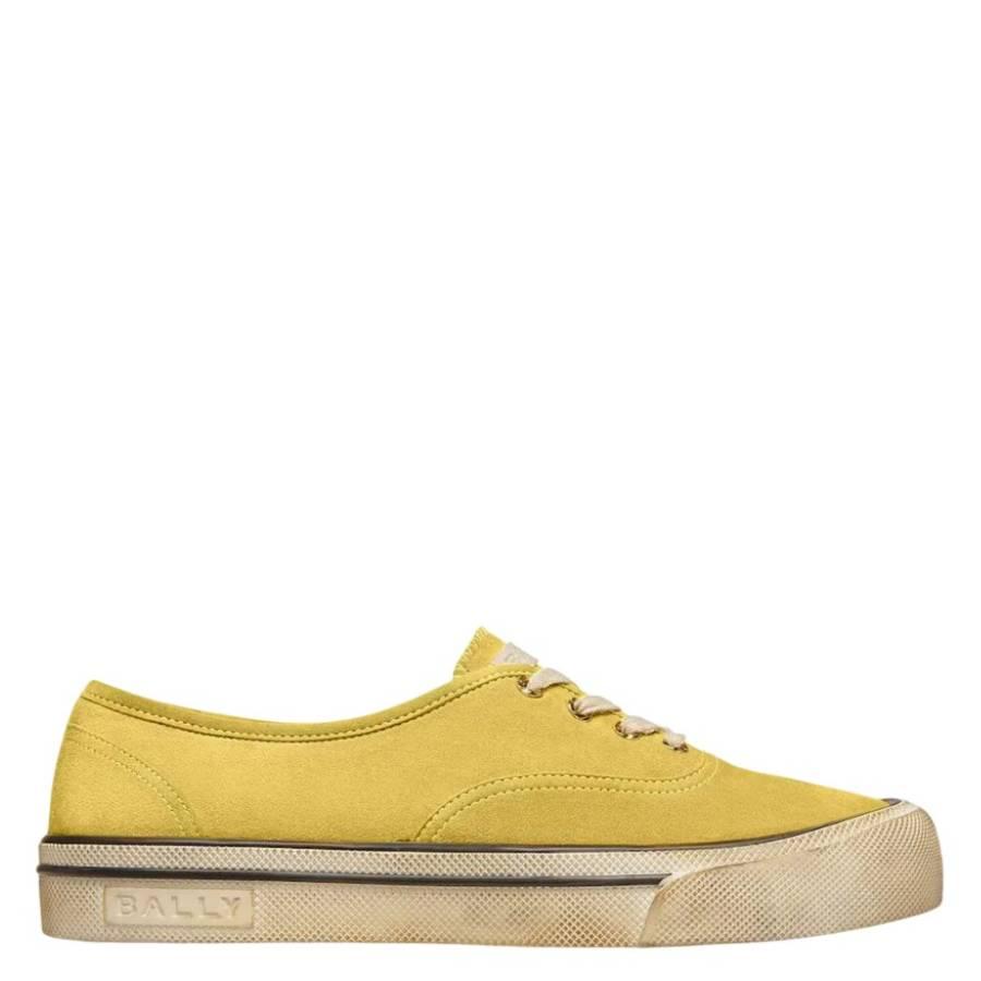 Bally Santa Ana Suede Low-Top Sneakers by BALLY