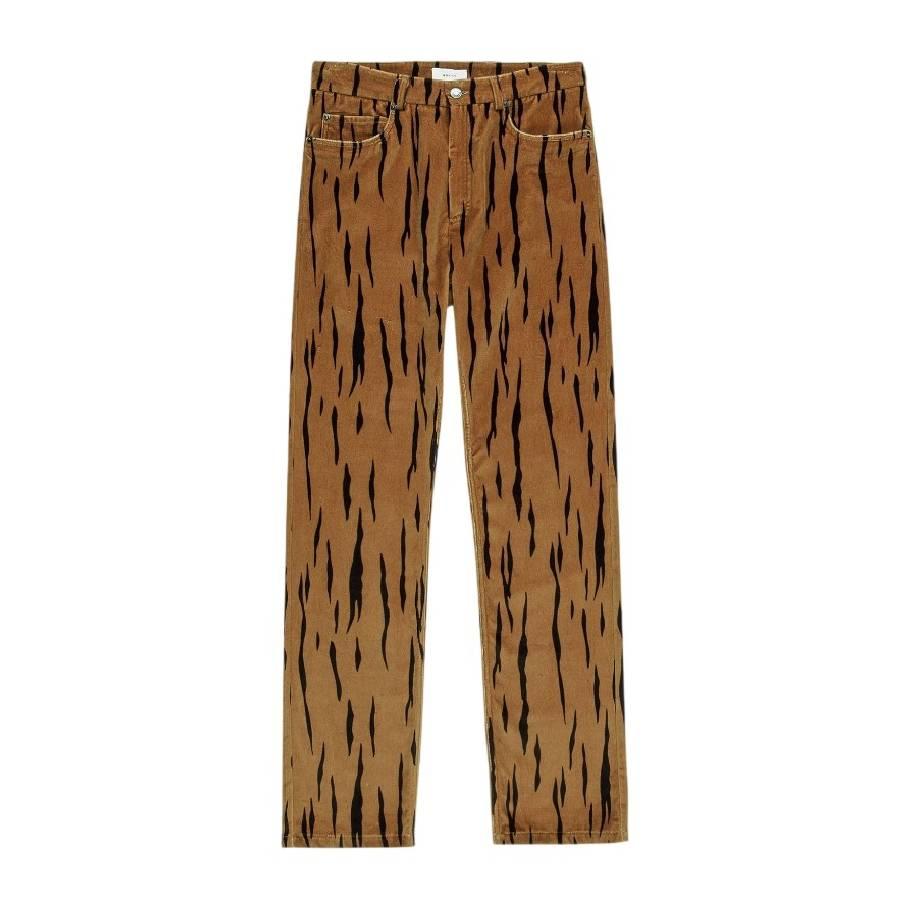Bally Tiger Printed Cotton Velvet Pants by BALLY