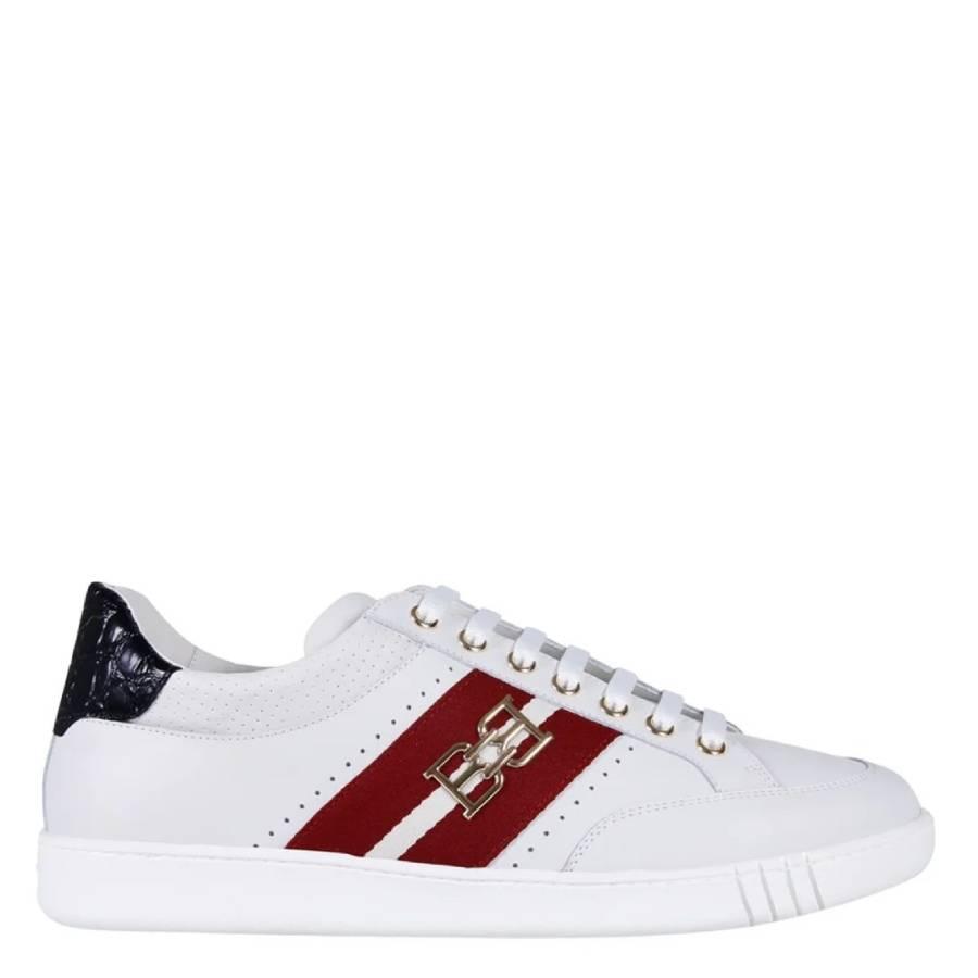 Bally White Winton Low-Top Sneakers by BALLY