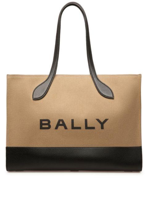 Bar Keep On logo-print tote by BALLY