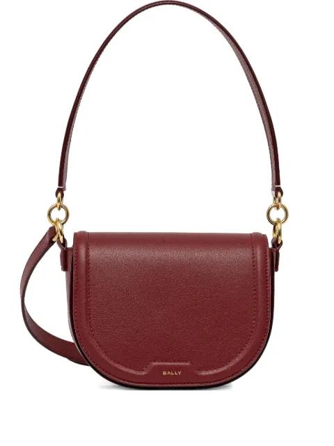 Code Flap leather cross body bag by BALLY