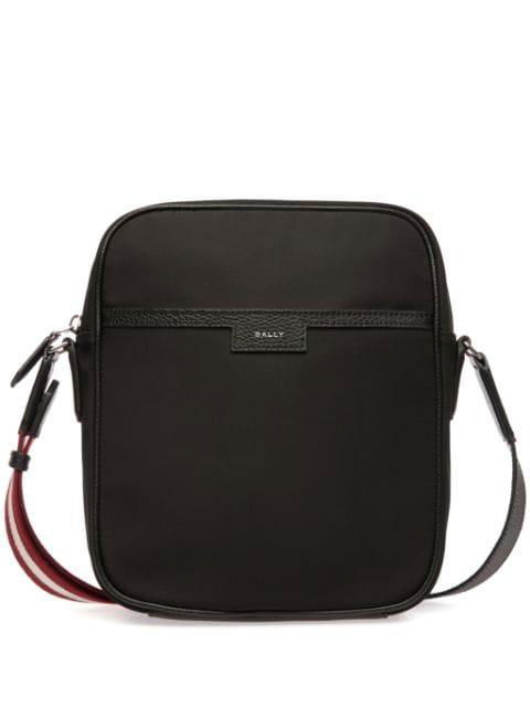 Code leather shoulder bag by BALLY