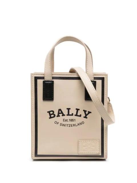 Crystalia logo-print tote bag by BALLY