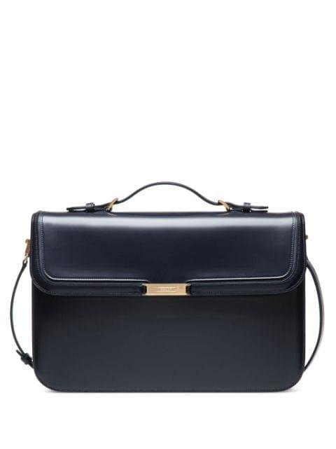 Deco leather briefcase by BALLY