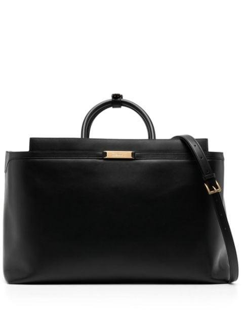 Deco leather holdall by BALLY