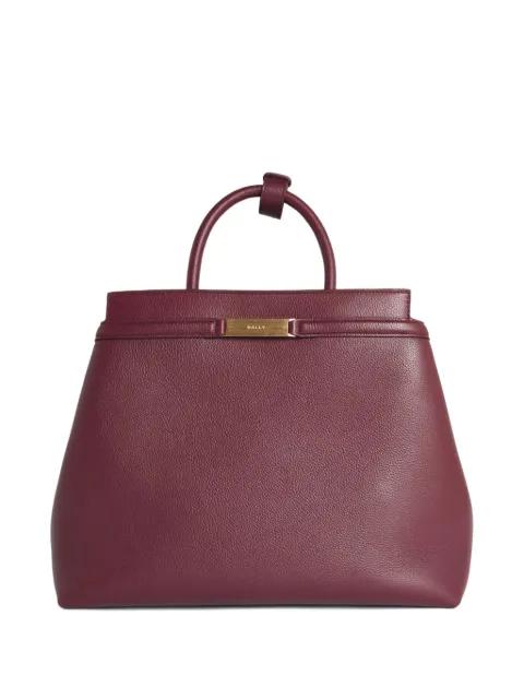 Deco leather tote bag by BALLY