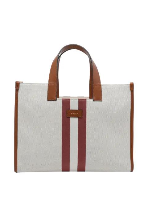 Easy striped tote bag by BALLY