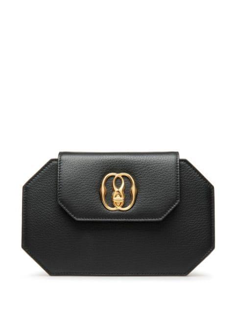 Emblem Octogone leather mini bag by BALLY
