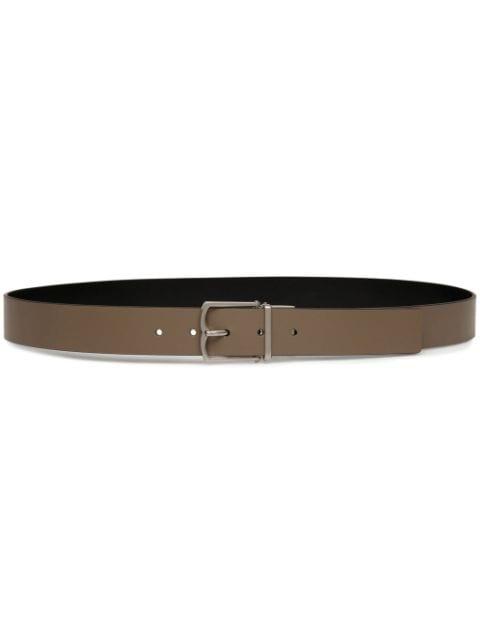 Emblem leather belt by BALLY
