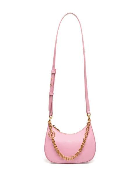 Emblem logo-charm leather crossbody bag by BALLY