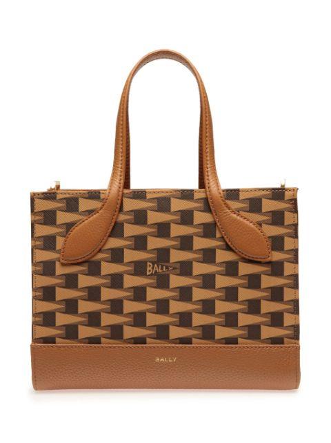 Keep On Pennant-print tote bag by BALLY