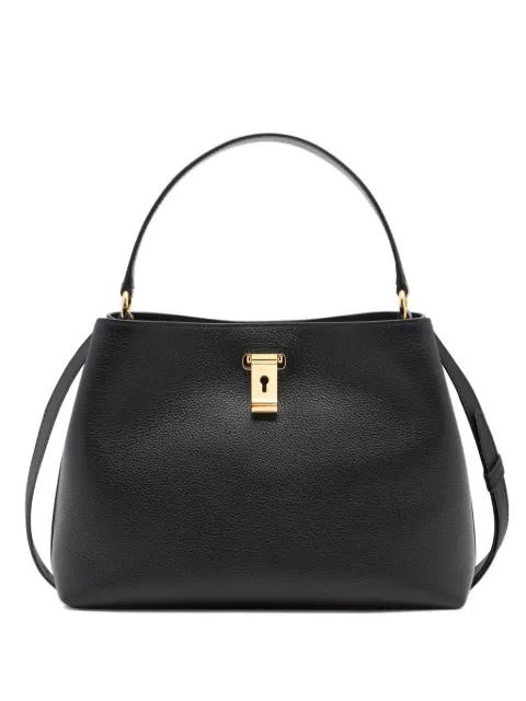 Lock Me grained shoulder bag by BALLY