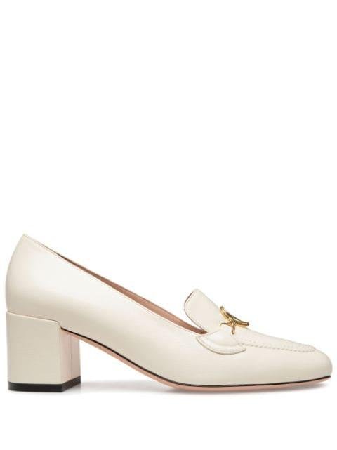 Obrien 50mm leather pumps by BALLY