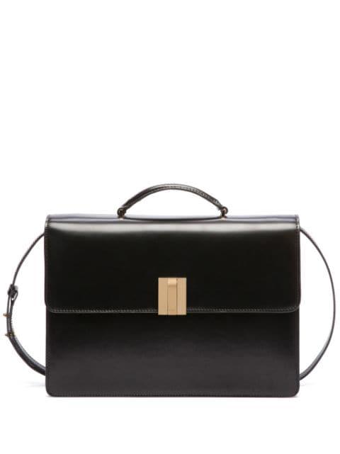 Ollam patent-leather crossbody bag by BALLY