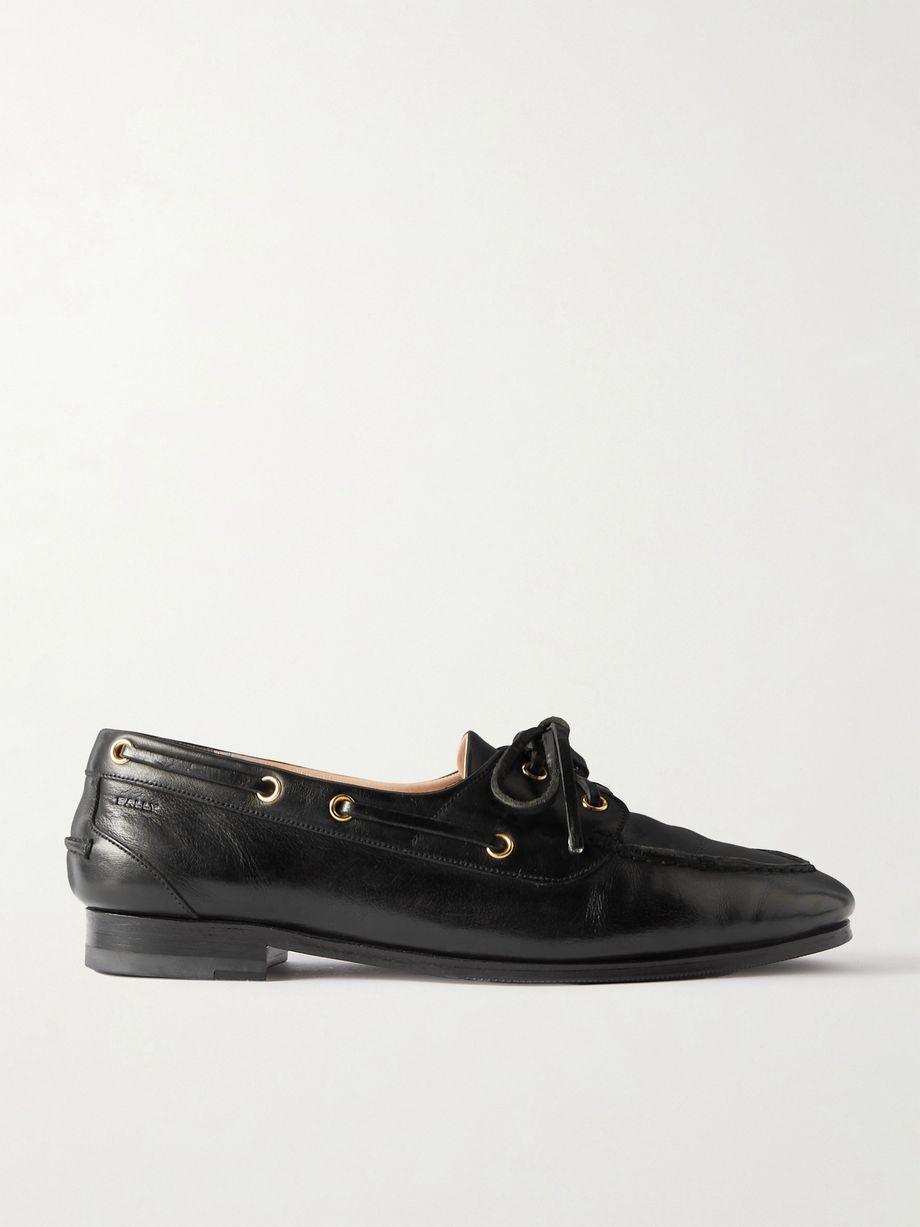 Pathy leather boat shoes by BALLY