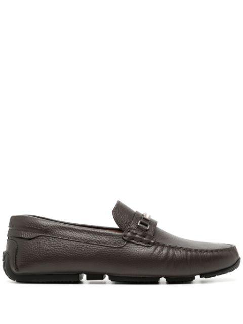 Pilot Driver in Grained Leather wide foot morphology by BALLY