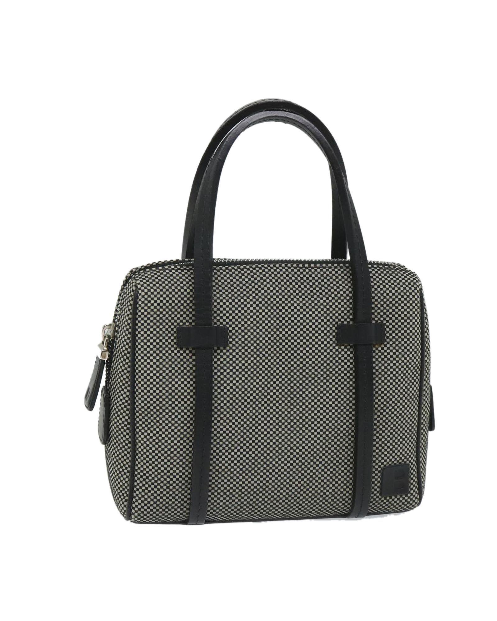 Preloved Structured Boxy Handbag Zip Closure Wo - Grey by BALLY Preloved Structured Boxy Handbag Zip Closure Wo - Grey by BALLY