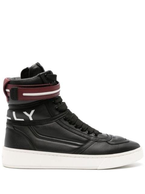 Royce high-top leather sneakers by BALLY
