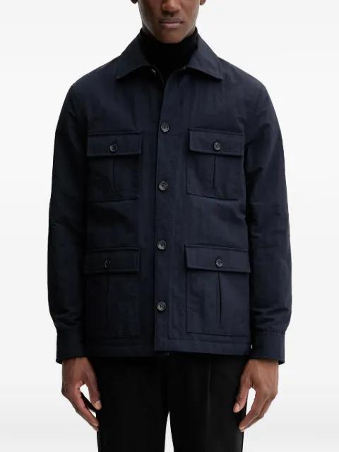 buttoned front-pockets jacket by BALLY