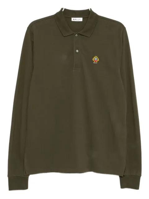 embroidered-logo cotton polo shirt by BALLY