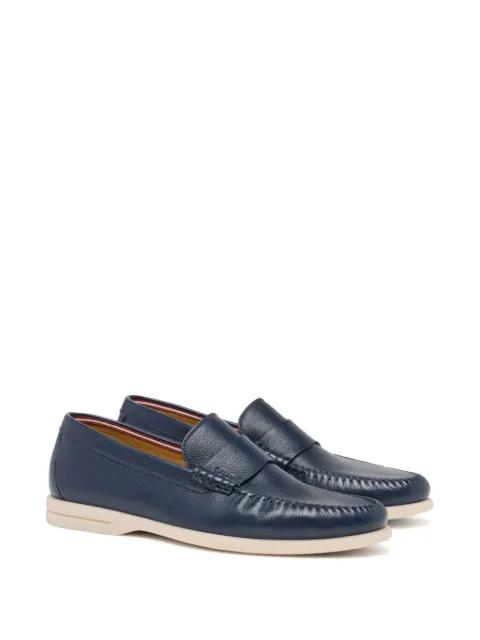grainy-leather loafers by BALLY