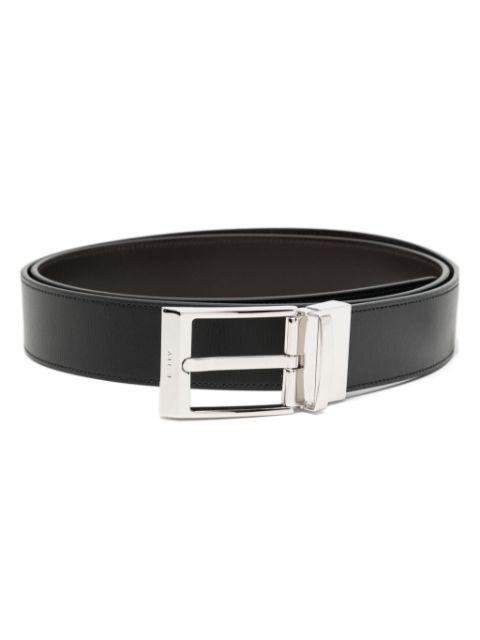 leather bucket belt by BALLY