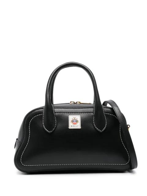 logo-patch tote bag by BALLY