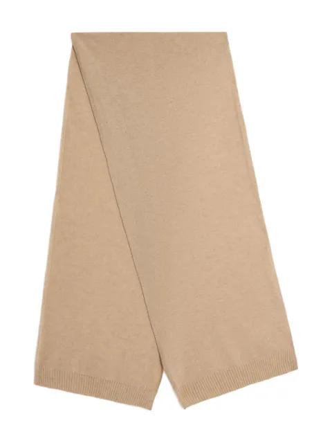 logo plain-knit scarf by BALLY