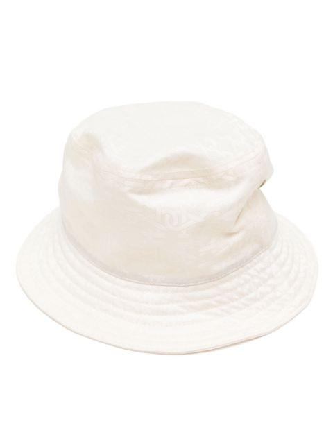 logo-print bucket hat by BALLY