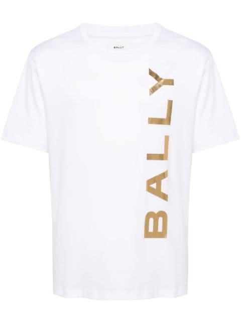 logo-print organic cotton T-shirt by BALLY