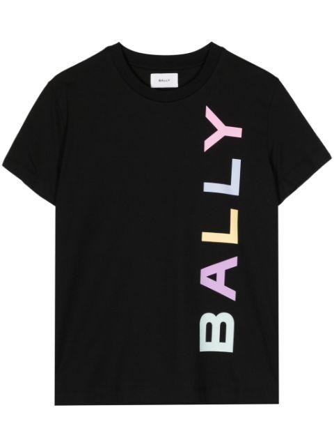 logo-print organic cotton T-shirt by BALLY