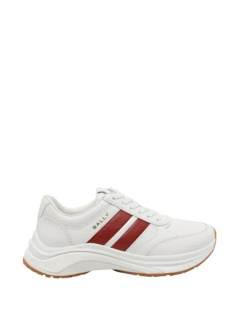 logo-print panelled sneakers by BALLY