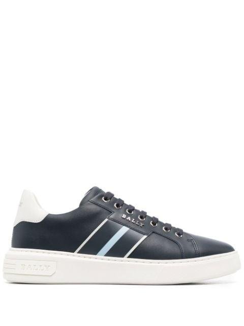 low-top leather trainers by BALLY