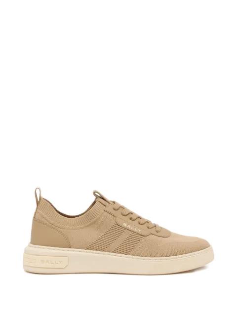 panelled knit sneakers by BALLY