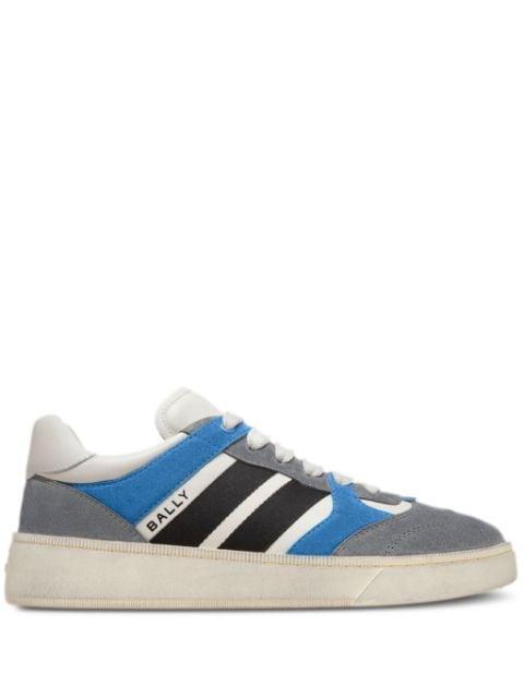 panelled suede sneakers by BALLY