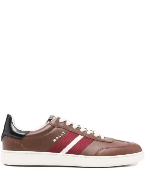 stripe-detail sneakers by BALLY