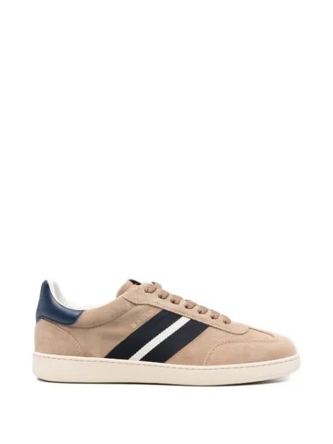 striped-panel sneakers by BALLY