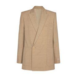 1-button loose-fit fabric jacket by BALMAIN