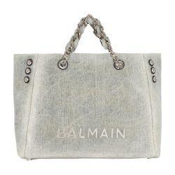 1945 Soft Faded Denim Shopper by BALMAIN