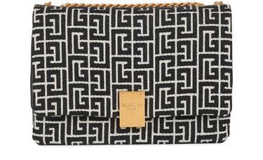 1945 Soft bag with jacquard monogram by BALMAIN