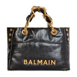 1945 Soft small calfskin tote bag by BALMAIN