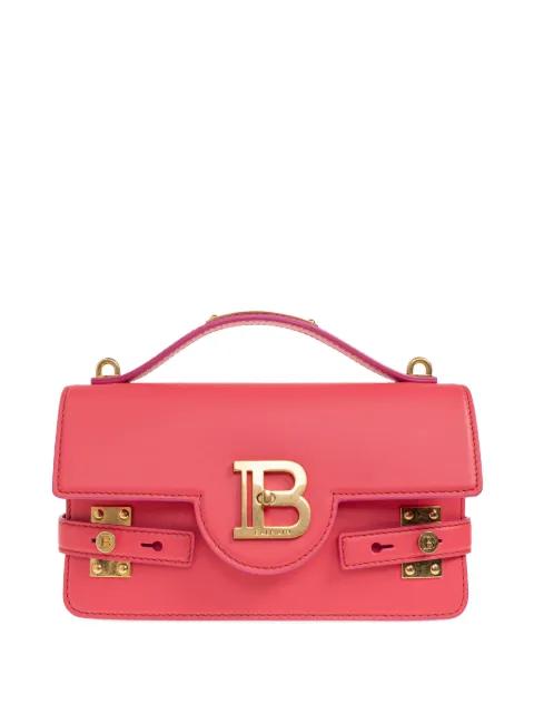 24 B-Buzz logo-detail leather cross body bag by BALMAIN