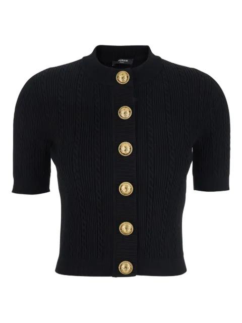 4-pocket knitted cardigan by BALMAIN