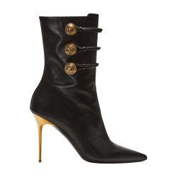 Alma leather ankle boots by BALMAIN